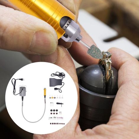 780W Flex Shaft Rotary Tool Flex Shaft Hanging Grinder Carver Tool 25000r/min UK (1/5)