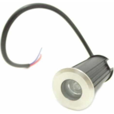 Spot Exterieur Encastrable LED Sol 1W 12V IP68 45° - Blanc Froid - SILUMEN
