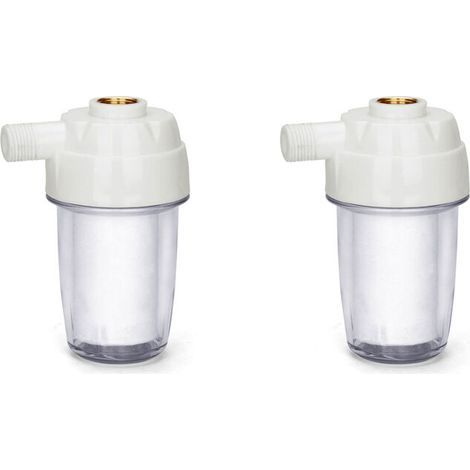 2 Pièces Filtre Chauffe-Eau Filtre pour Robinet purificateur d'eau Robinet Filtre du Robinet Filtre de Tuyau Filtre à sédiments (1/5)