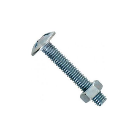 Tornillo de estufa de acero cincado 4x20mm, 17 uds