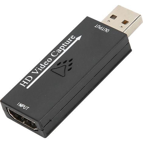 USB 2.0 HDMI-Videoaufnahmekarte für Streaming und Aufnahme, OBS-kompatibel (1/5)