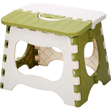 Tabouret pliant en plastique, chaise pliante portable, petit banc pour enfants et usage domestique (1/5)