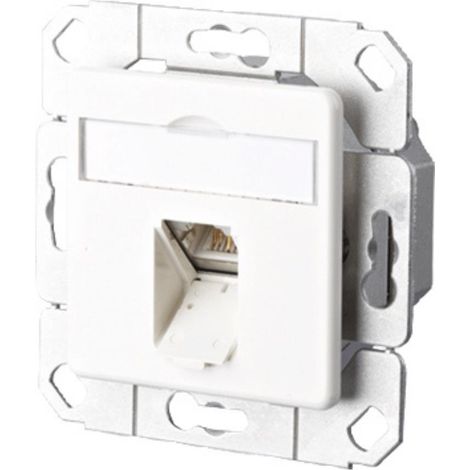 Metz Connect E-DAT C6A 1 Port UPk reinweiß 130C371102-I (1/5)