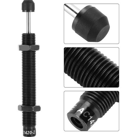 Amortisseur à pression d'huile M14 x 20 mm pour vérin pneumatique AC1420-2 (1/5)