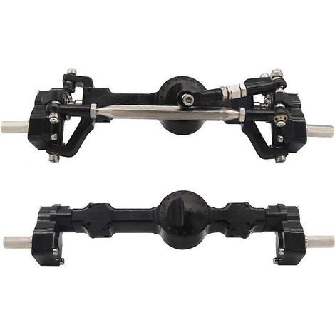 Essieu portique avant et arrière entièrement métallique CNC MN99S pour voitures RC 1/12 MN D90 D91 D99 D99S MN99S MN98 MN90 (pièces de rechange, lot de 4) (1/5)