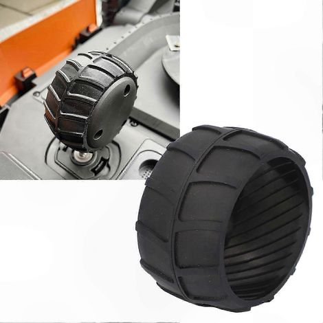 Roues avant de protection en caoutchouc compatibles avec les tondeuses robotisées S300, M500, M700, M1000, L800 et L1000. (1/5)