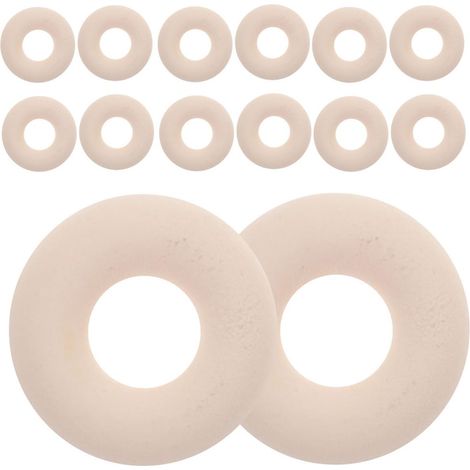 100 Anneaux Élastiques de Castration Beige Petit Format pour Porcs, Moutons et Bovins – Outil de Coupe Queue Pinces Applicatrices – Accessoires Expansion Haute Élasticité (1/5)