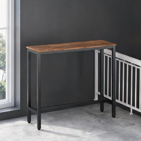 Ensemble table de bar et tabourets 120 x 40 x 100 cm (1/5)