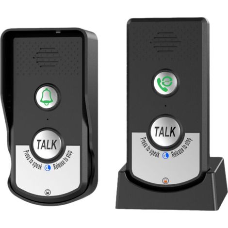 Wireless intercom system - Senior care - Doorbell with reminder function - Easy installation - Ideal for retirement homes and private residences