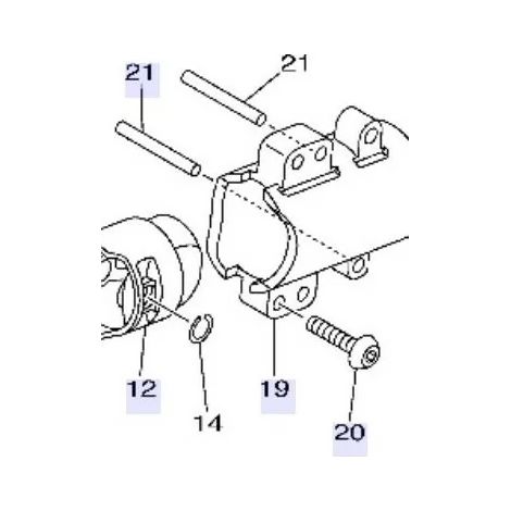 Yamaha 90111-10027 Bullone albero motore/pistone T-max 500 2001