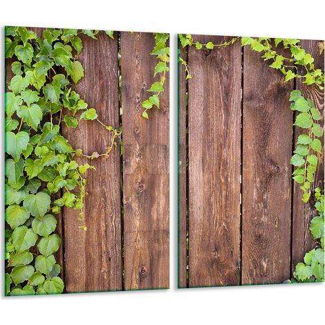 Tagliere in vetro 2x 30x52 in legno (1/5)