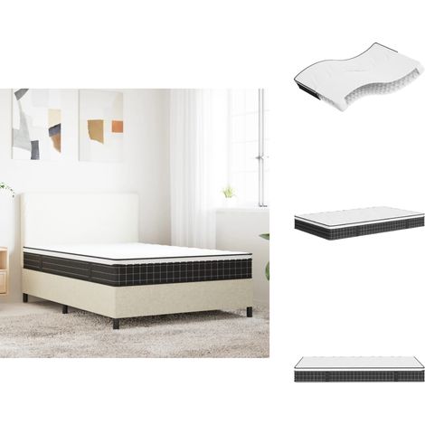 Matelas à ressorts bonnell moyen 100x200 cm - Matelas À Ressorts - Matelas Bonnell - Matelas Confortable - Matelas Double - Literie (1/5)