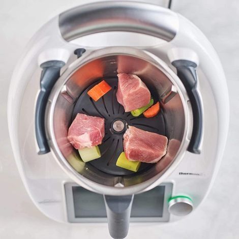 Kochscheibe und Messerschutzabdeckung für Vorwerk Thermomix TM5, TM6, TM31, Schongaren, Sous-vide-Garen, Thermomix-Zubehör (1/4)