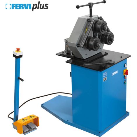 Curvadora de perfiles en frio con 3 rodillos motorizados Fervi C076/30