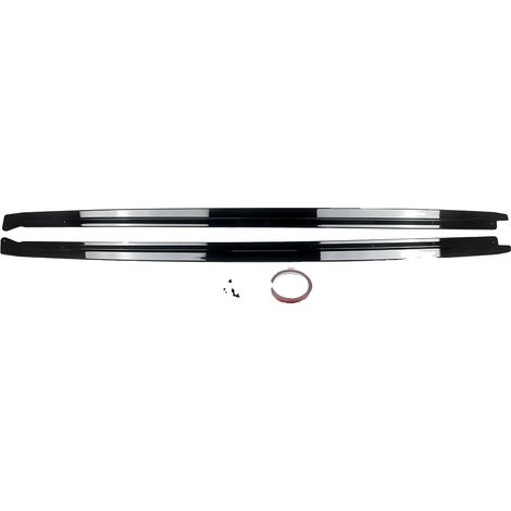 Extensiones de faldones laterales, estilo M Performance, construcción de ABS resistente, negro brillante. (1/2)