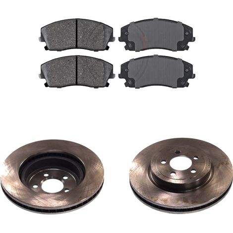 KIT FRENI ANTERIORI compatibile con LANCIA THEMA (LX) - DISCHI + PASTIGLIE OEM: FDB1954, FDB4078 / 17903 /SOSTITUZIONE DIRETTA/BASSA POLVERE/SILENZIOSO