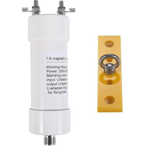 1:6 200-W-Balun-Antenne, 50 Ω Eingang, 300 Ω Ausgang für Kurzwelle, SSB, AM und FM, Dipol-/Windom-Antenne (1/5)