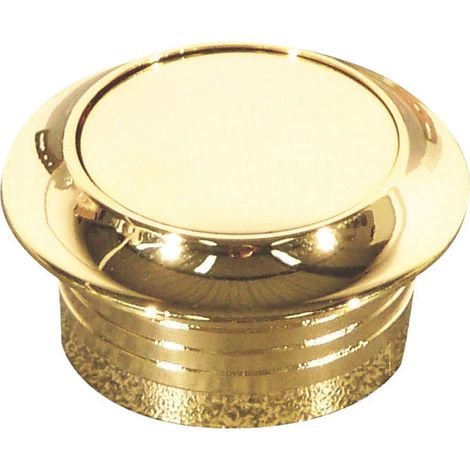 Ensemble Bouton + Rosace Doré : - Epaisseur de porte 13mm