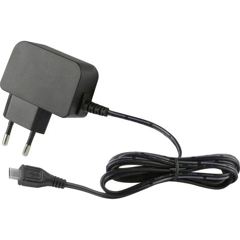 HN Power HNP06-MICROUSBL6 USB Ladegerät 7.5 W 1x Micro-USB Schwarz Innenbereich Stabilisiert