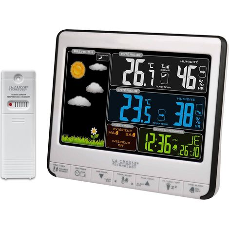 La Crosse Technology Ws6826Whi-Bla - Stazione Metereologica (1/2)