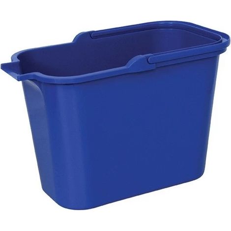 Cubo PP rectangular 14L Azul MSV (1/2)