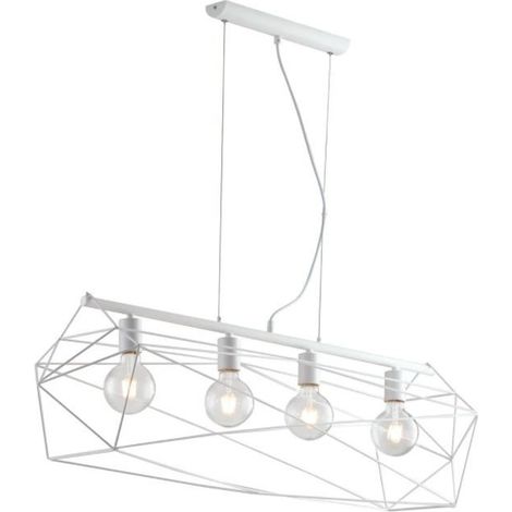 LAMPADARIO ABRAXAS 4X E27 106X31XH150CM BIANCA. (1/2)