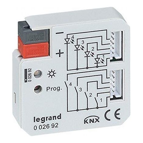 LEGRAND 002692 - Interfaccia KNX 4 Canali Contatti Puliti