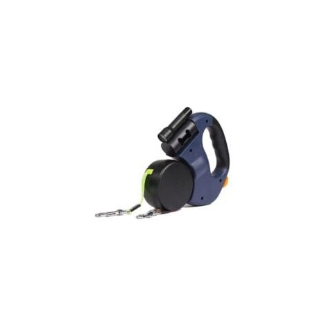 Ausziehbare Doppel-Hundeleine – 360° verhedderungsfrei, 3 Meter, bis 22,7 kg (1/4)