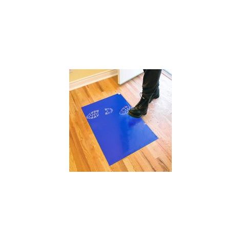 30 Couches Tapis Collants au Sol, Tapis adhésif Anti poussière Tacky 45cmx90cm (pour Usage Domestique/Salle Blanche/Laboratoire/hôpital/Construction)
