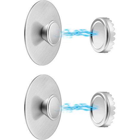 Porte-savon magnétique mural en acier inoxydable – Économise de l'espace – Dimensions compactes – Pour cuisine et salle de bain (1/4)