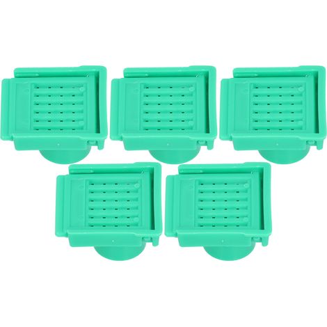 5 pièces fenêtres ventilation ruche ABS ultra-légères non toxiques anti-évasion aérées porte entrée vert (1/5)