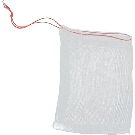Lot de 100 sacs de protection pour fruits – Filet anti-insectes pour arbres fruitiers – Sacs en maille avec cordon de serrage pour protéger les tomates, les raisins, les mangues (10" x (1/4)