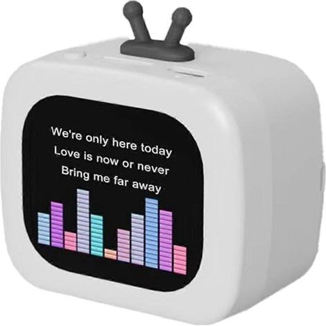 Mini enceinte Bluetooth portable multifonctionnelle, album photo blanc (1/5)