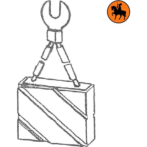 Ensemble de 4 balais de charbon TOYOTA 14325-20391 12,5x40x32mm