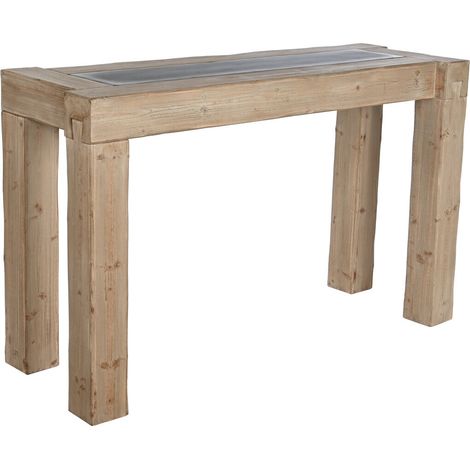 Consola Abeto Mdf 155X45X90,5 Natural (1/5)