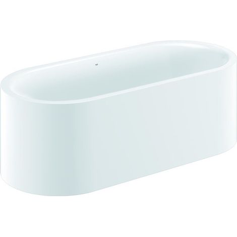 Bañera independiente Essence 39729 con rebosadero blanco alpino