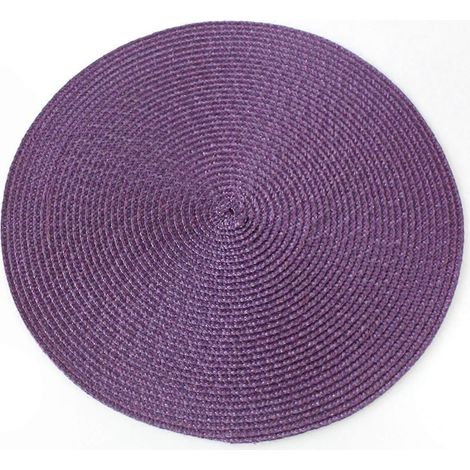 Ensemble de 6 sets de table unis pour protéger et décorer votre table à manger (1/4)