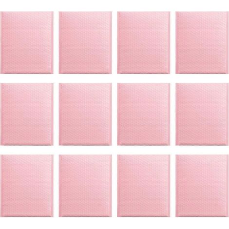25 enveloppes à bulles pour le rangement à utiliser avec des pochettes à bulles matelassées roses. (1/5)