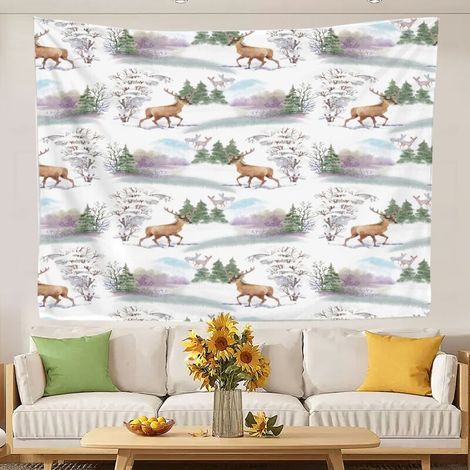 Grande tapisserie murale pour chambre à coucher, tapisserie murale colorée pour chambre d'enfant 100x75cm (1/5)