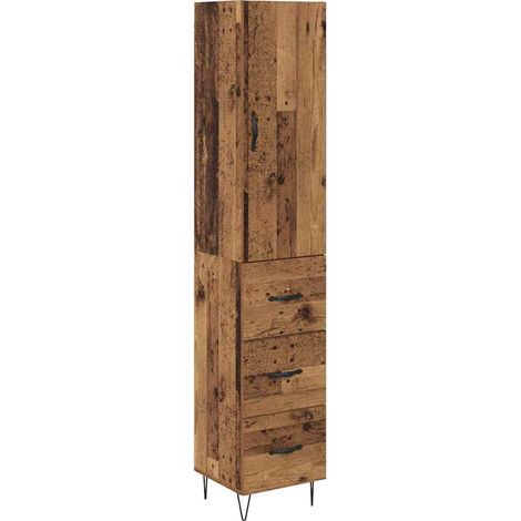 Maison Exclusive - Alacena Madera Vieja 34,5 x 34 x 90 cm Madera