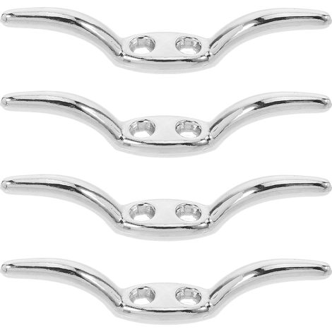 Crochets Lot de 4 Pièces Installation Rapide pour Accessoires de Stores en Alliage de Zinc Argenté Adaptés pour Voiles D'ombrage et Décoration Intérieure (1/3)