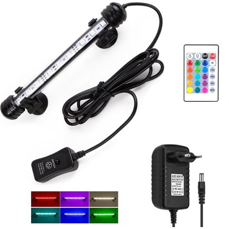LED Éclairage Aquarium Lampe, LED Aquarium Light RGB Lampe Tube Aquarium Dimmable Submersible IP68 étanche (1/5)