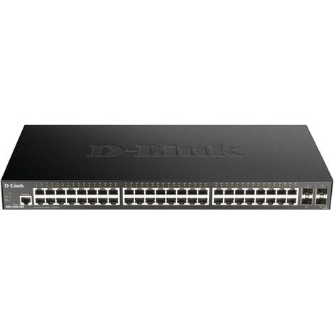 Switch di Rete D-Link DGS-1250-52X, 52 Porte RJ-45 Gigabit Ethernet, Nero, Modello S55100996 (1/3)