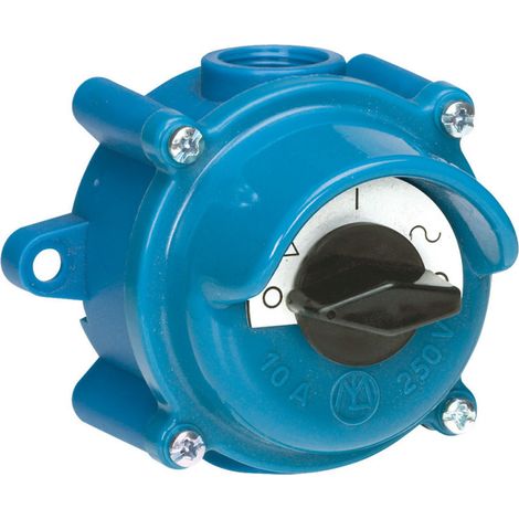 Interrupteur va-et-vient métal Martin Lunel 10A IP44 250V (045516)