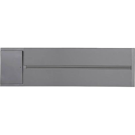 Carril base con interruptor 32A, 30cm KOOB, gris (1/4)