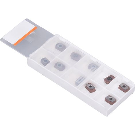 10 plaquettes de tournage carbure revêtues indexables pour fraisage du bois, porte-outil CNC tour (1/5)