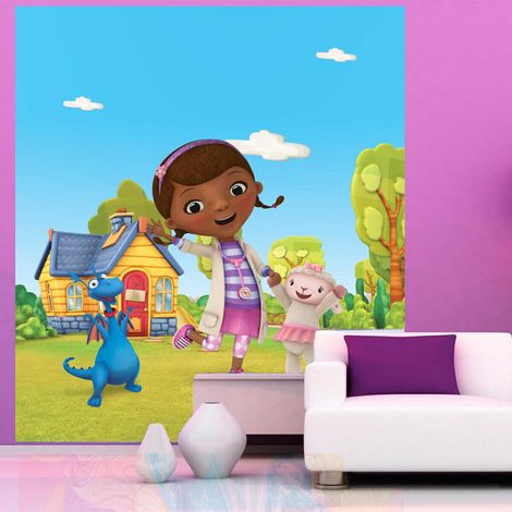 Papier peint XL Docteur la Peluche Disney 180X202 CM (1/3)