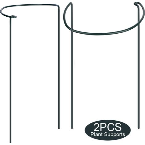 Tuteur pour plantes, demi-rond, anneau de support, support pour fleurs de jardin, tuteurs pour plantes d'intérieur (1/5)