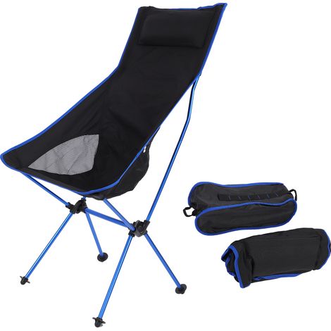 Chaise pliante extensible, portable, imperméable, respirante et durable, idéale pour la pêche en extérieur et la plage. (1/5)