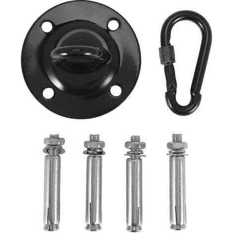 Crochet de plafond pour fauteuil suspendu, supportant jusqu'à 400 kg, support rotatif à 360°, suspension suspendue au plafond, hamac (1/5)